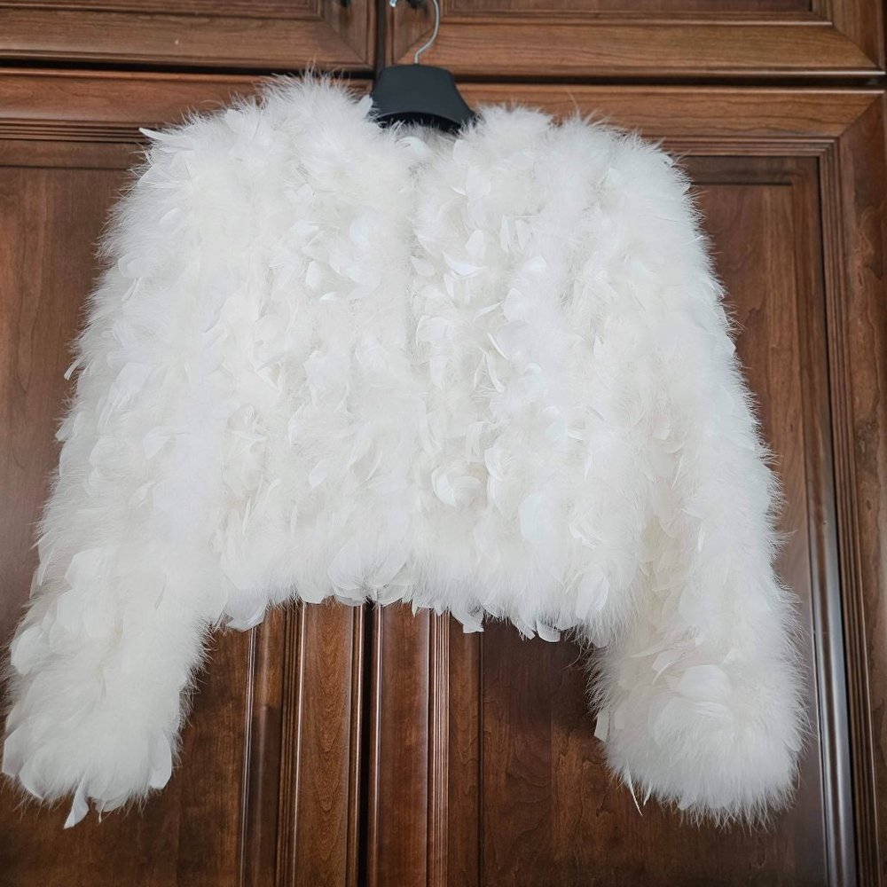White Feather Jacket